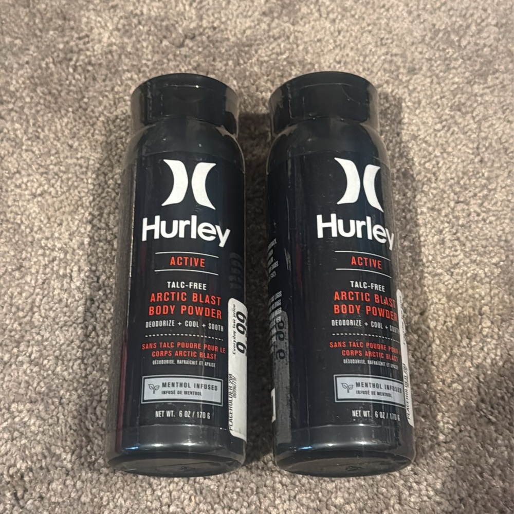 NWT Hurley Active Arctic Blast Body Powder 6 oz (2)